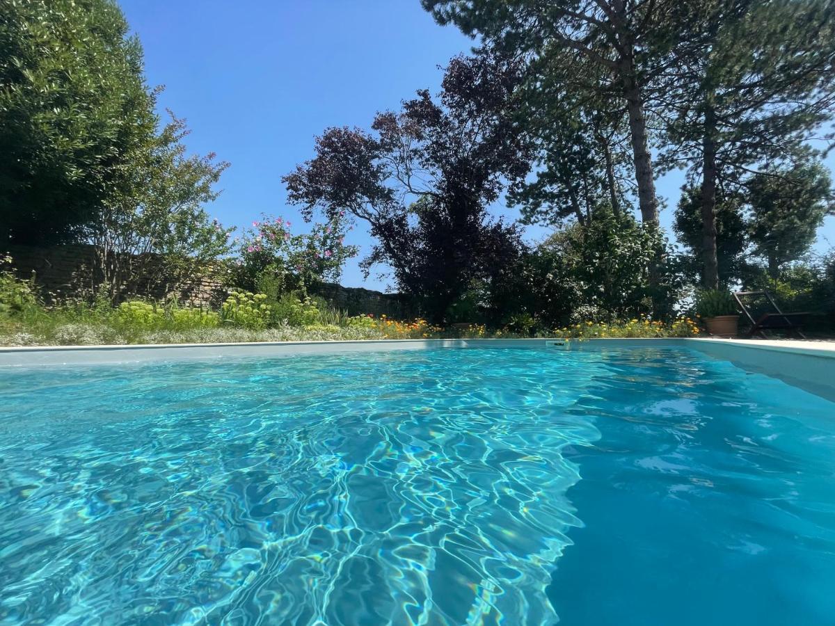 Fleurs De Vignes Piscine Panzió Montagny-lès-Beaune Kültér fotó